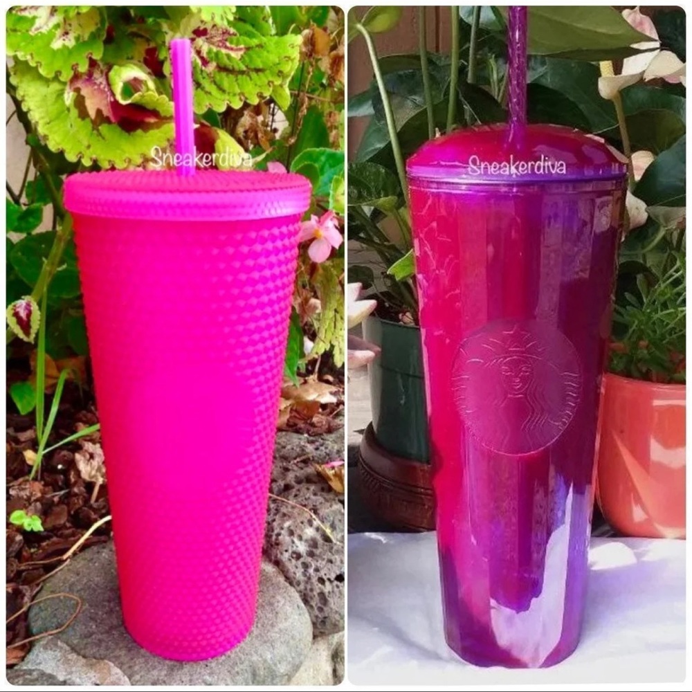Starbucks pink💕studded/dome tumbler cups - Picture 5 of 5